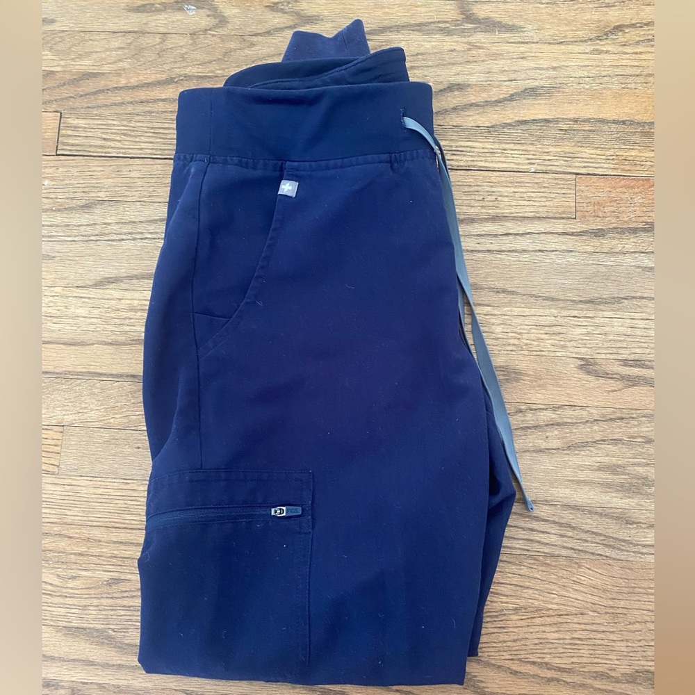Figs Navy Zamora Jogger Scrub Pant, Size Small